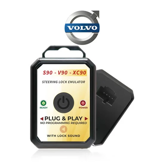 Emulator למנעול הגה חשמלי Volvo S90 – V90 – XC90 (פלאג אנד פליי)