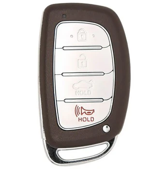 שלט חכם תואם מקור - יונדאי סונטה 4 לחצנים צ’יפ C1001 8A | תדר 433MHz