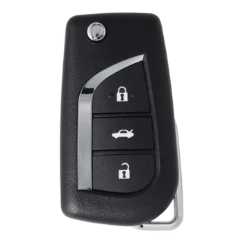 שלט תואם מקור טויוטה קורולה | +2018 | 3 לחצנים | צ’יפ 8A | להב TOY-48 | תדר 434MHz