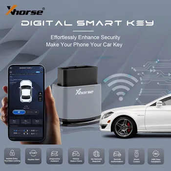 XHORSE Digital Smart Key XSBTK0EN | מפתח דיגיטלי חכם לרכב