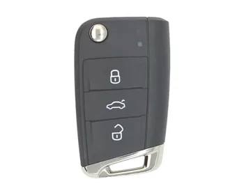 שלט קופץ תואם מקור - VAG MQB48 | תדר 433MHz | להב - HU162